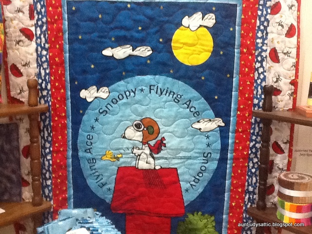 Aunt Judy's Attic: New Fabric: Snoopy Panel
