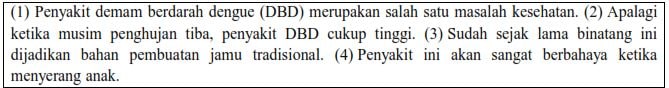 Soal Ujian Sekolah Bahasa Indonesia SD