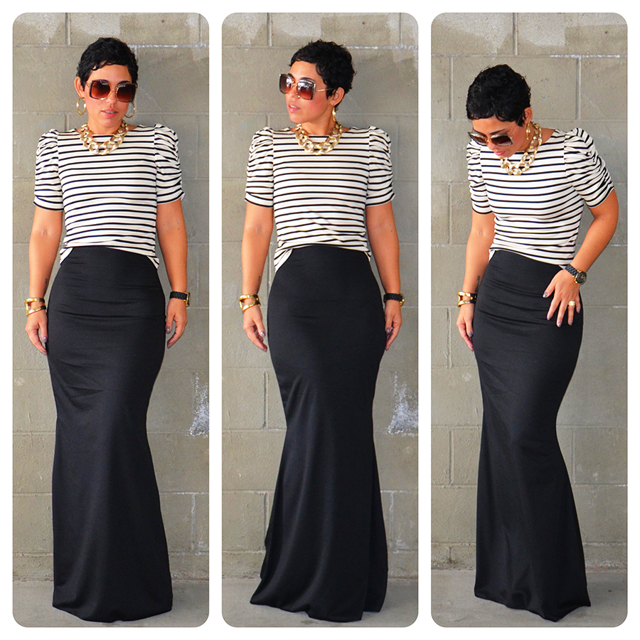 DIY Fishtail Maxi DIY Puff Sleeve Top Pattern Review B5562 DIY Fishtail Maxi DIY Puff Sleeve Top Pattern Review B5562