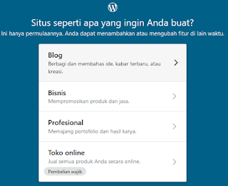 cara membuat blog di wordpress