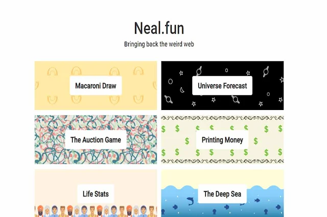 Game Fun Yang Ada di Situs Web Pengetahuan Neal Fun