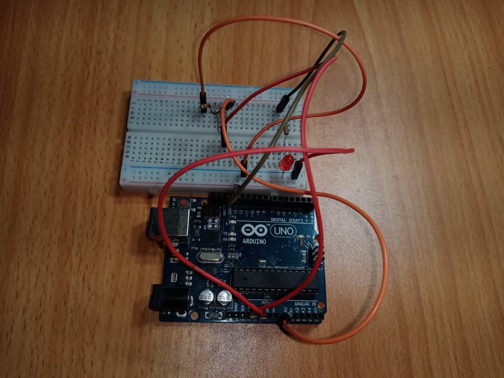 Light Dependent Resistor(LDR) with Arduino