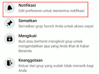 Cara Agar Postingan Grup Selalu Muncul di Notifikasi Facebook