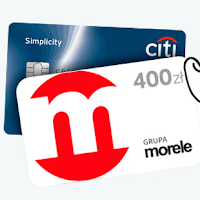 Voucher Morele.net 400 zł od Citibanku za kartę Citi Simplicity