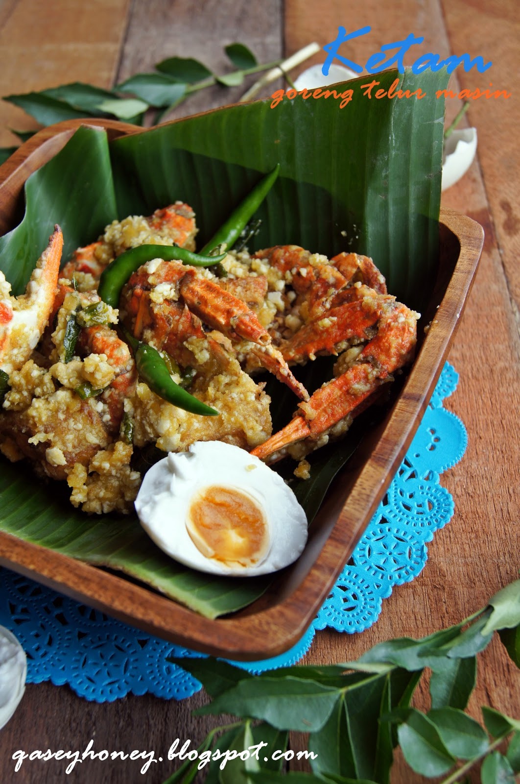 KETAM GORENG TELUR MASIN - QASEY HONEY