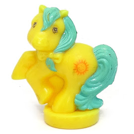 My Little Pony Yellow Sun Pony Year 8 Pretty Pony Parade Petite Pony