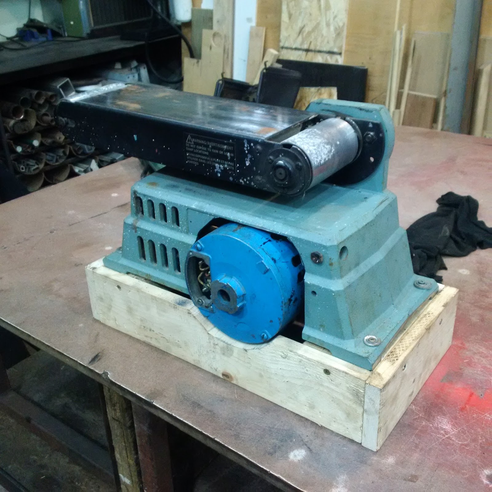 Another Day Another Project How to Fix a Delta Belt Sander With a