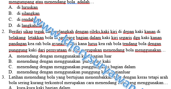 Download Soal Penjas Dan Jawaban Smp Kls 9 Jejak Guru