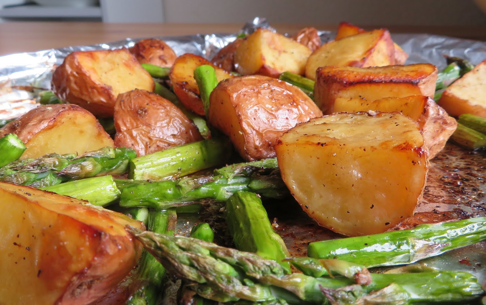 Balsamic Roasted New Potatoes & Asparagus The English Kitchen