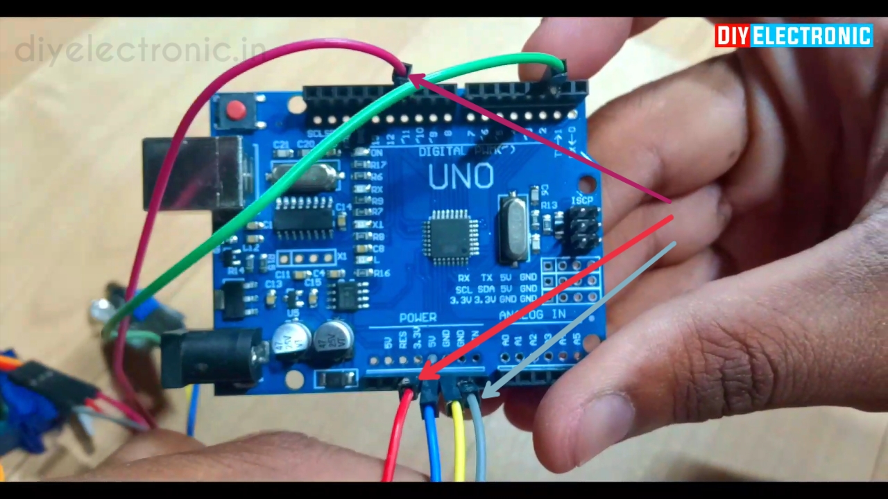 Automatic soap dispenser using arduino