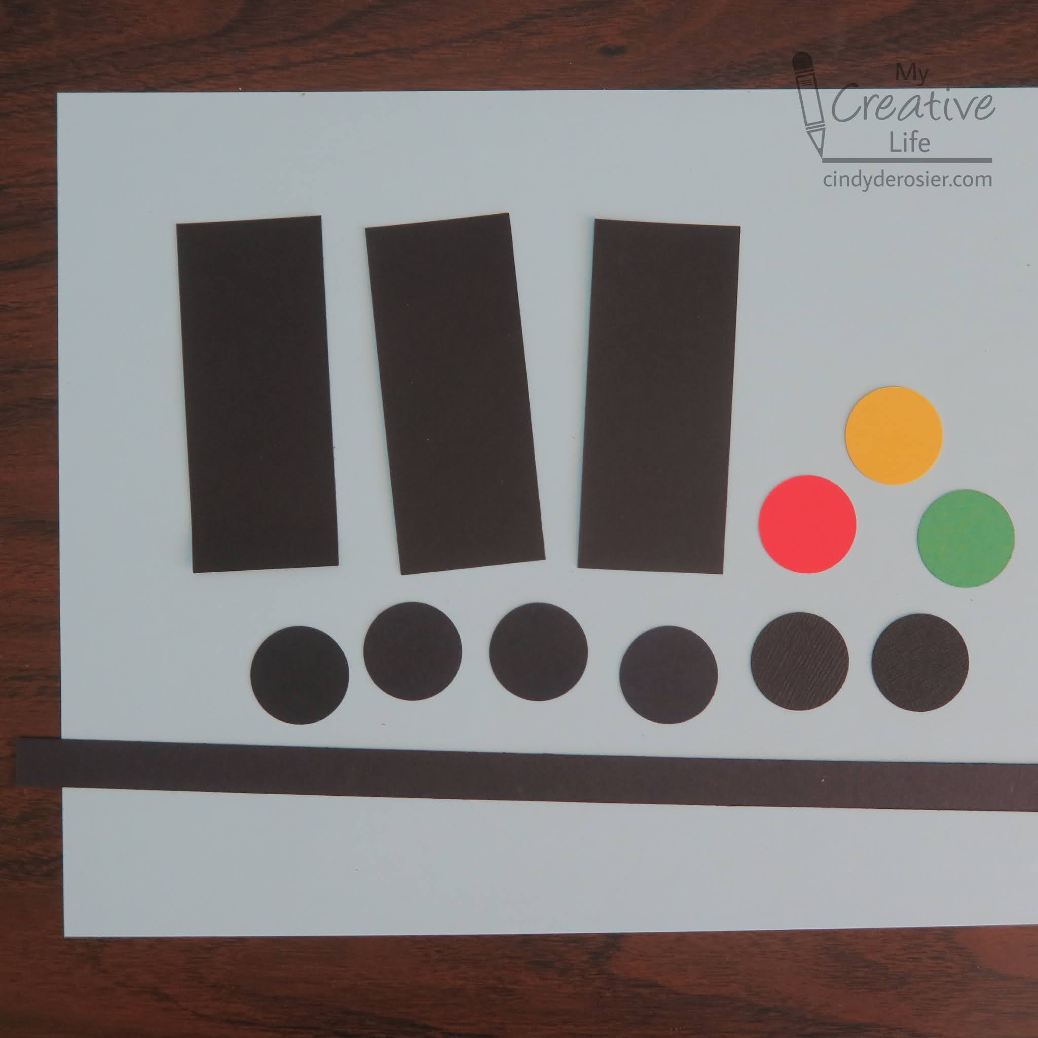 Cindy deRosier My Creative Life Traffic Light Craft