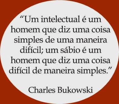 Bokowski e a diferença entre intelectual e sábio.