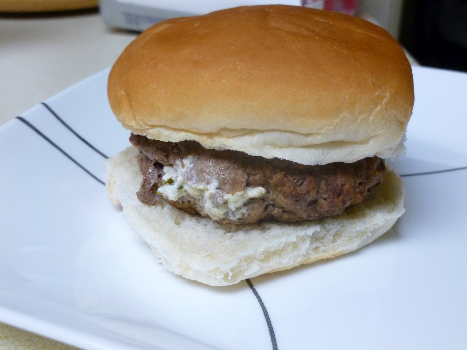 Katie and Matt's Kitchen Jalapeno Cream Cheese Burgers