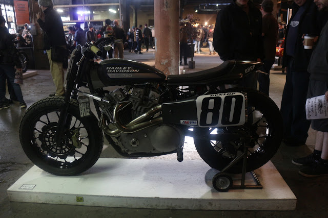 custom harley davidson flat tracker at the one moto show number 9