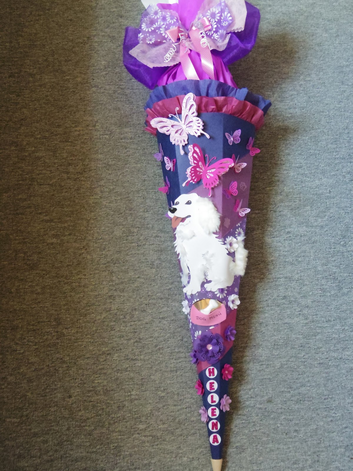 Dani�s KreativBlog Schultüte Hund