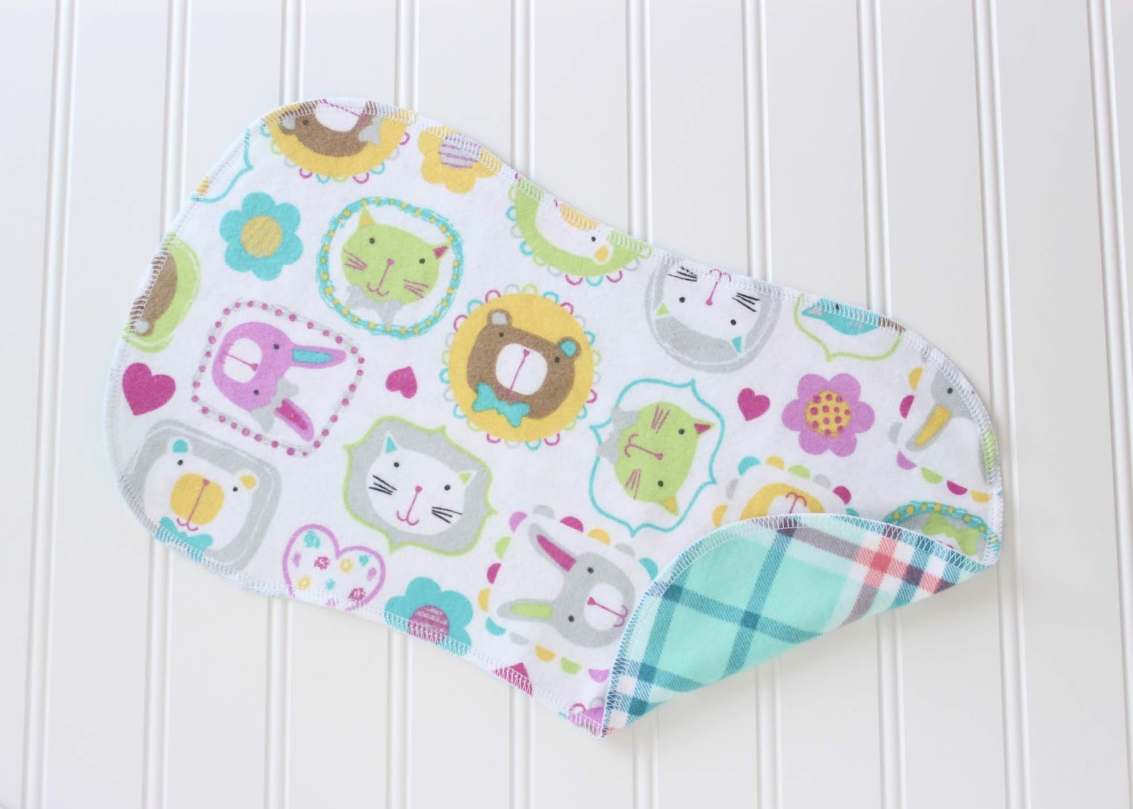 Simple Stitches of Joy Girl Burp Cloths