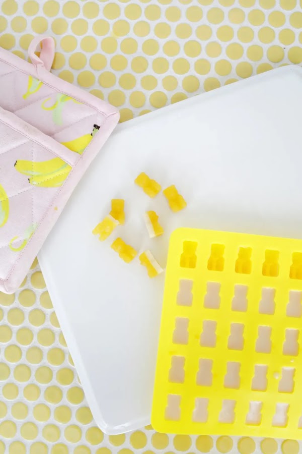 gominolas caseras de fruta