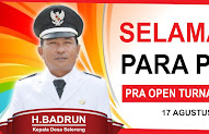 Spanduk Selamat Datang Para Peserta