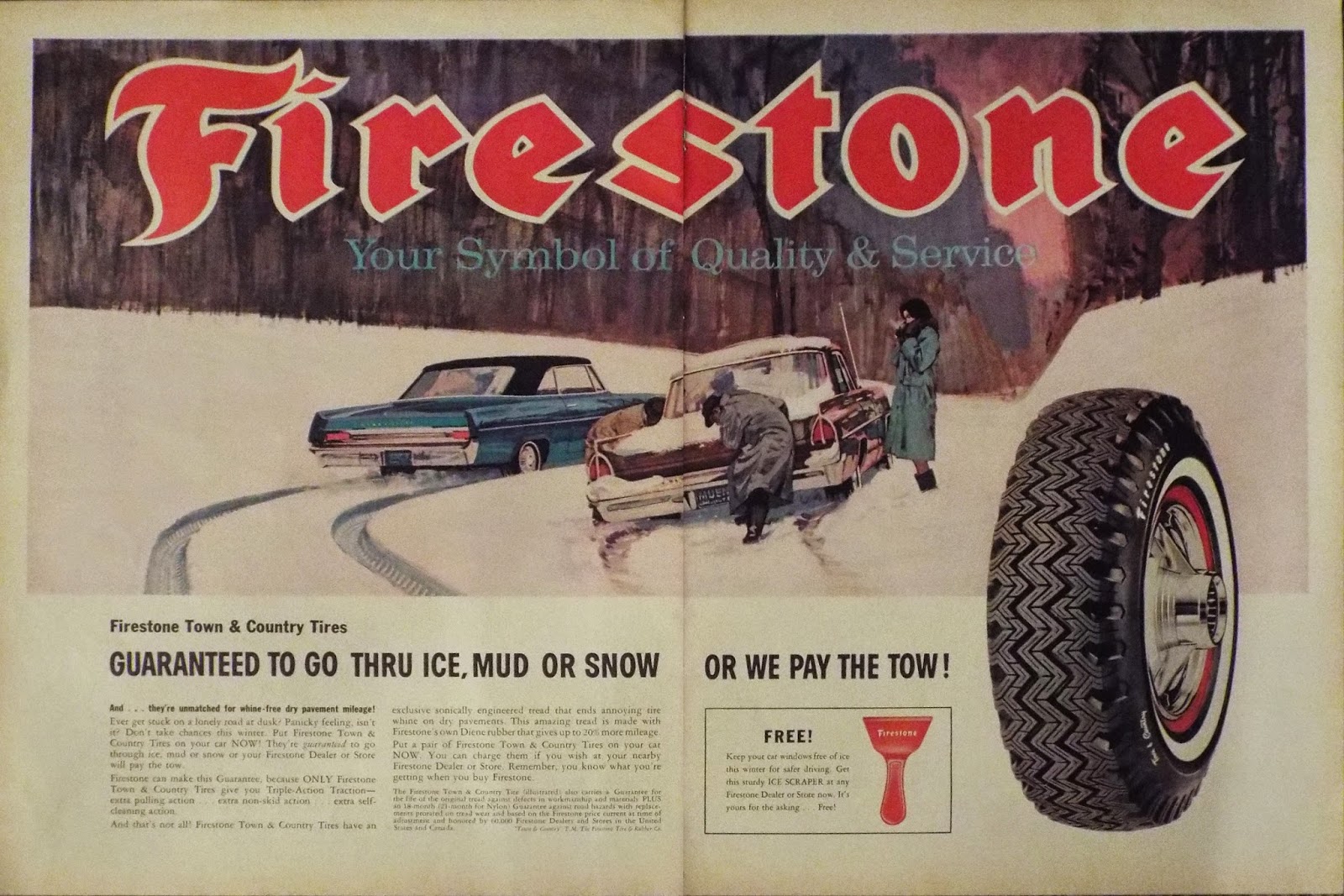 Vintage Magazine Ads Tire Ads