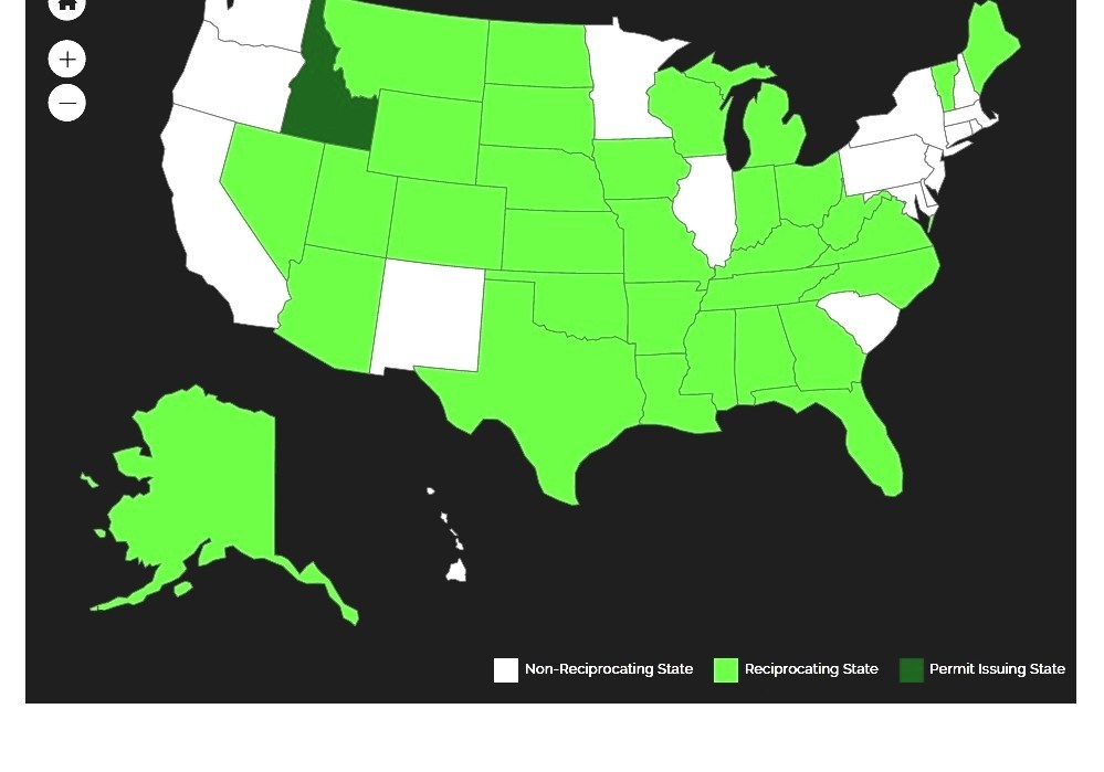 United States Concealed Carry Map