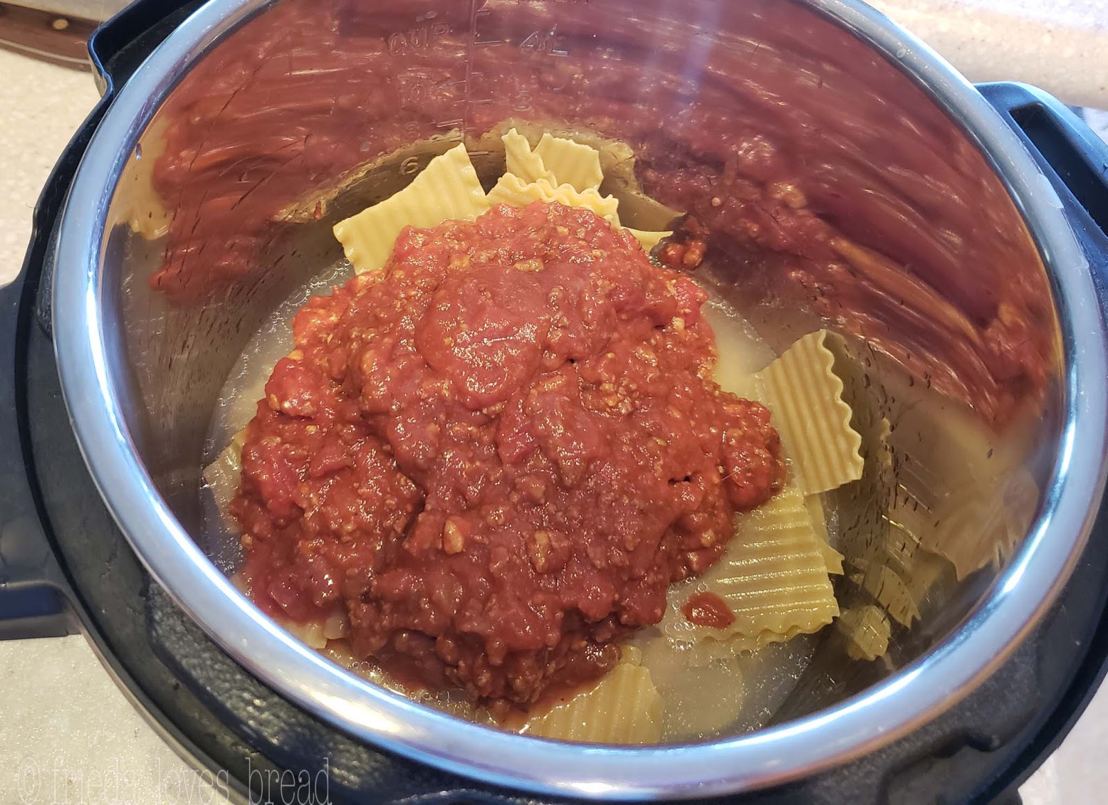 Frieda Loves Bread One Pot Lazy Lasagne Instant Pot Pressure Cooker