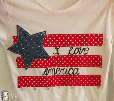 Camiseta customizada USA