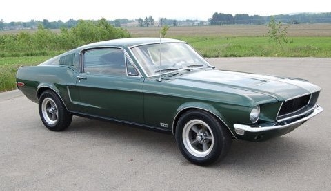 1968 Ford mustang shelby gt fastback