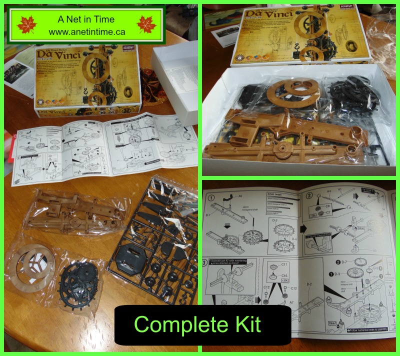 STEM The Building of DaVinci's Clock A Net in Time