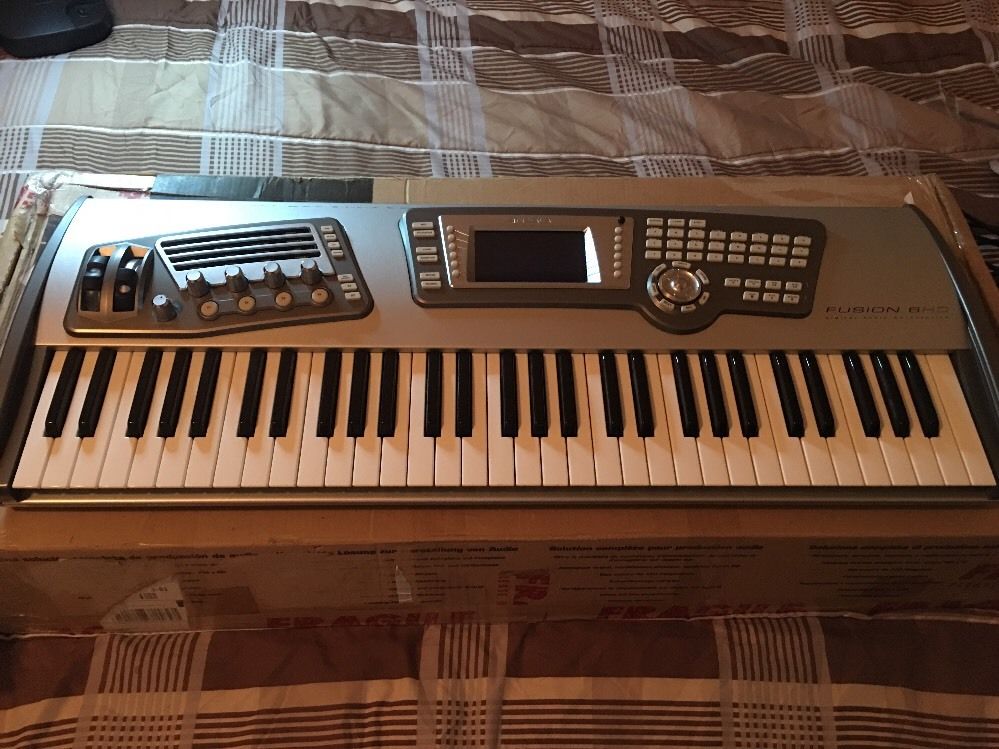 MATRIXSYNTH Alesis Fusion 6HD Synthesizer Workstation Keyboard with
