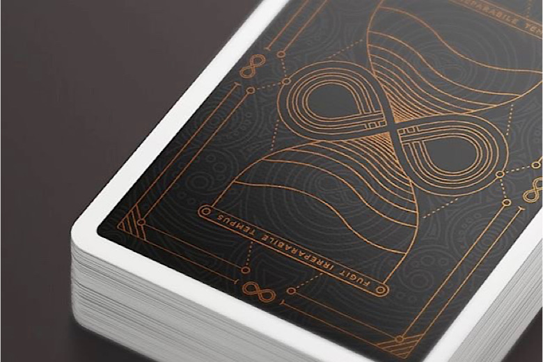 Endless Time Luxury Dark Playing Cards on Kickstarter
