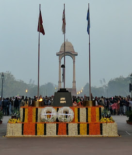 Amar Jawan at India Gate, New Delhi