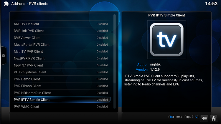 pvr iptv simple client pvr iptv simple client