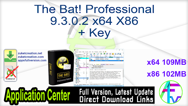 The Bat! Professional 9.3.0.2 x64 + Key