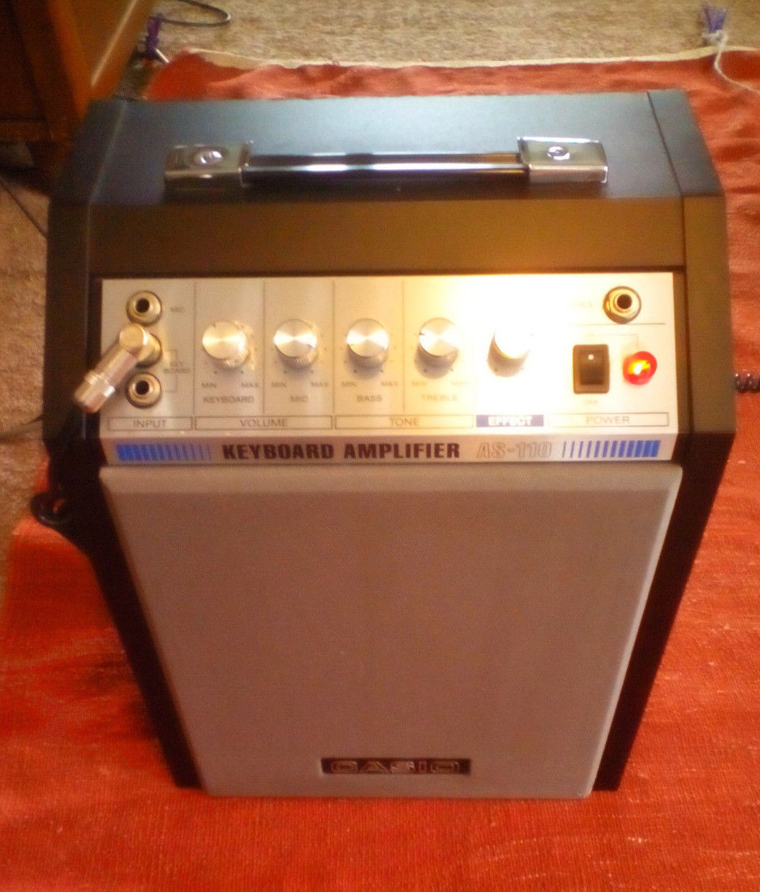 MATRIXSYNTH Vintage Casio AS110 Keyboard Amplifier