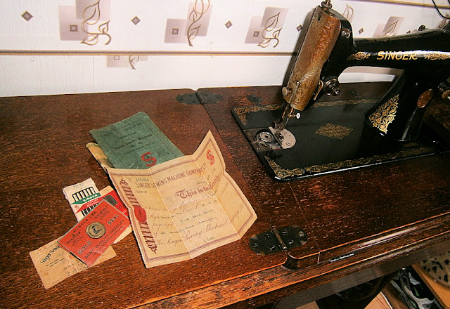singer sewing machine receipts