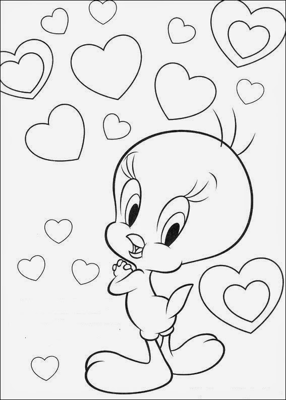 tweety bird coloring pages to print FCP