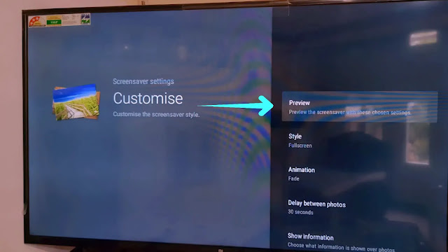 see the preview from here Preview option in photo gallery and screensaver application