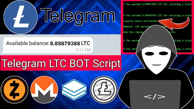 Telegram LTC BOT Unlimited Script Termux