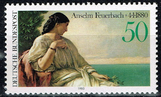 Germany Art Anselm Feuerbach Famous Painting Iphigenia stamp 1980