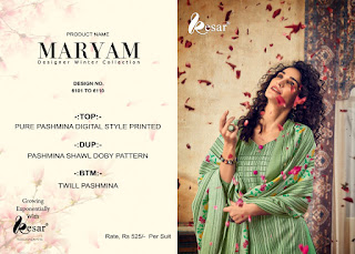 Kesar Maryam Pashmina Collection Special Winter