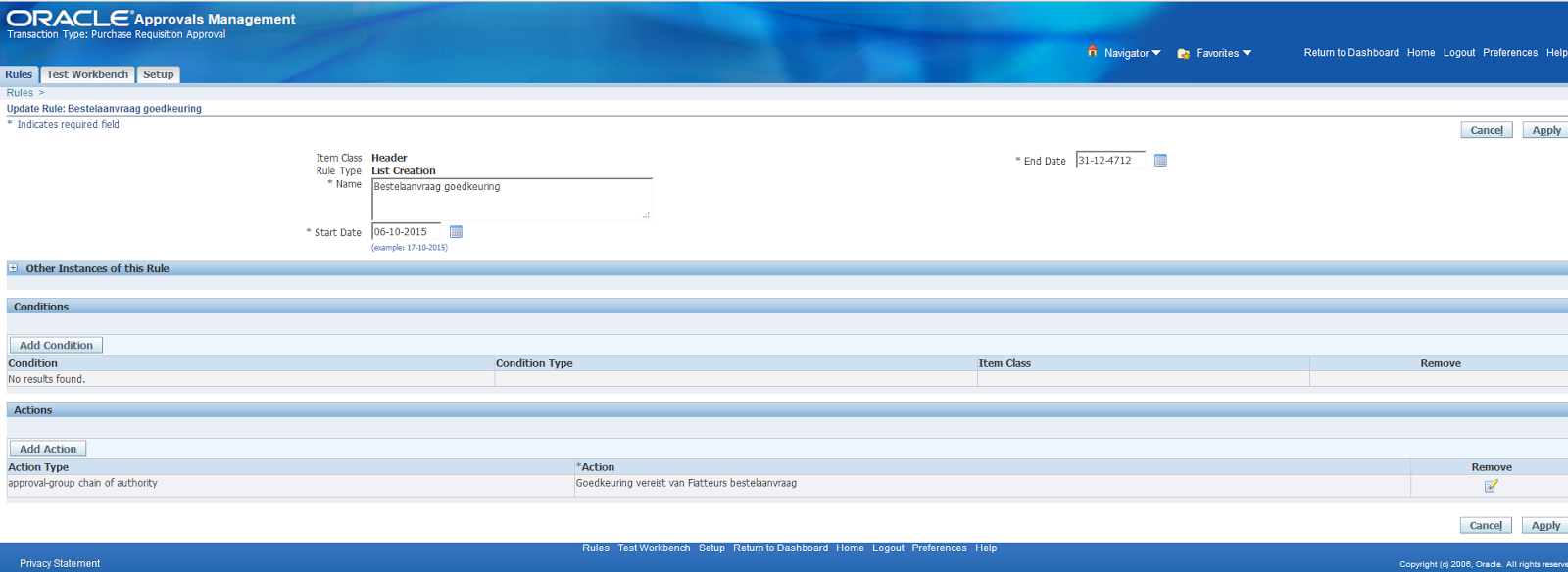 Oracle Applications Custom Development: AME Approval Purchase ...
