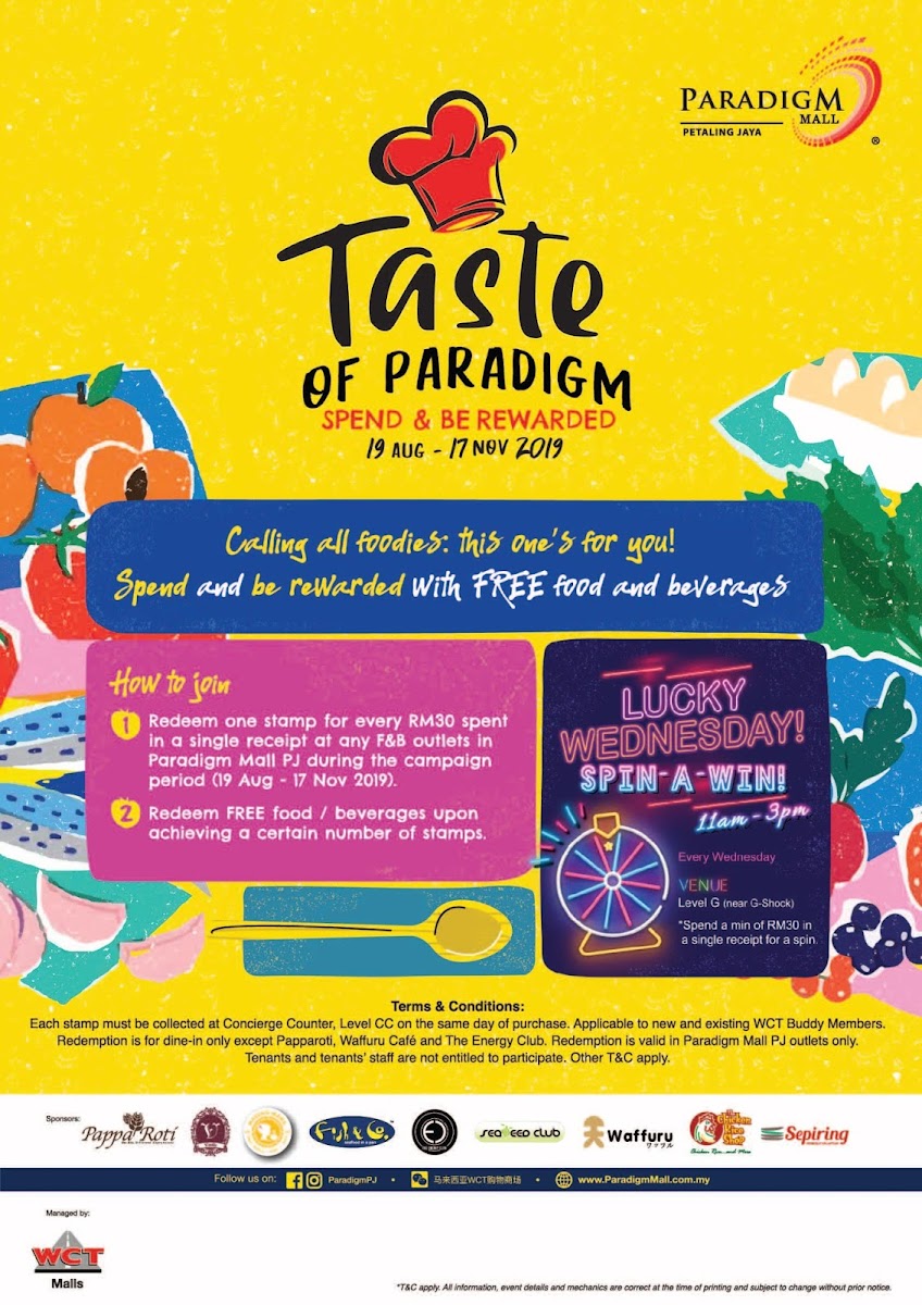 Taste of Paradigm Campaign 2019 Taste of Paradigm Campaign 2019