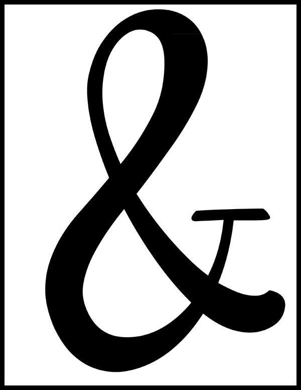 A Touch Of Class Free ampersand Printable