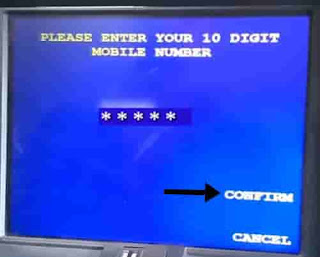 Sbi atm pin generation Mobile number dale