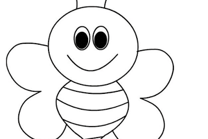 Semua yang terbaik tentang mewarnai gambar lebah kartun 