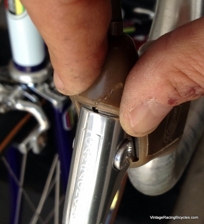 Vintage Racing Bicycles Campagnolo Brake Hood Repair