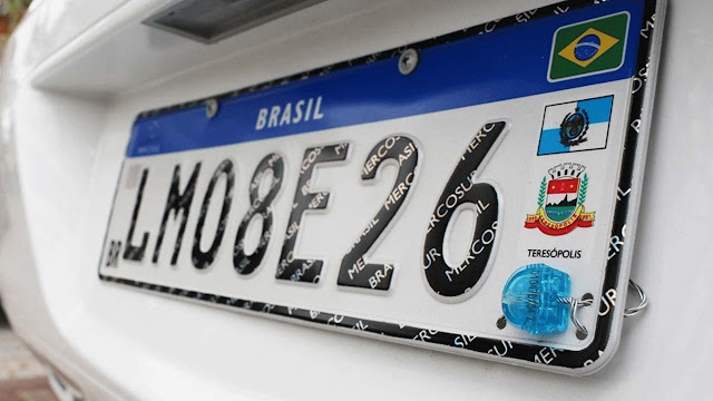 Novas regras da placa Mercosul passam a valer em 28/8 em todo o Estado