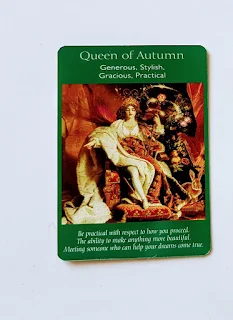 The Fairy Tarot Queen of Autumn