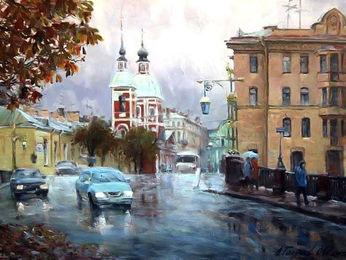 Городской пейзаж. Азат Галимов Городской пейзаж. Азат Галимов