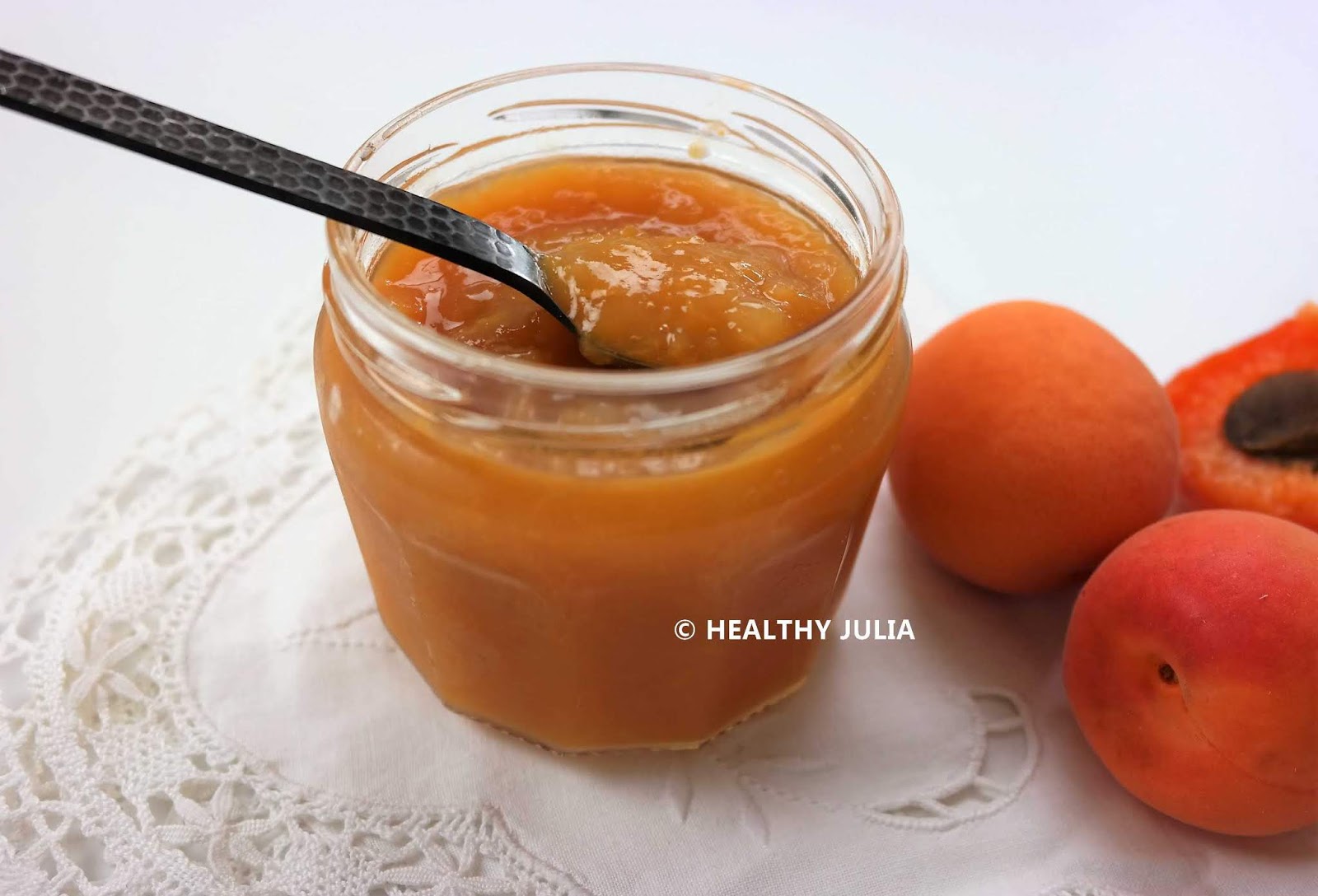 CONFITURE D'ABRICOTS SANS SUCRE AJOUTÉ #VEGAN - Healthy Julia